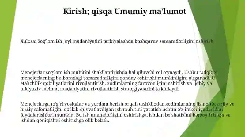 Maktabda Soģlom Muhitni Shakllantirishda Menenjerning Lider Bilan Ishlash Samaradorligini Oshirish 2