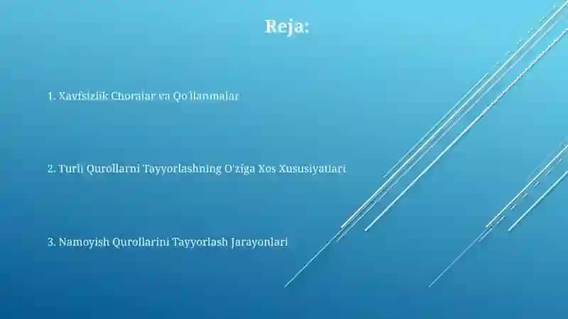 Koʻrgazmali qurol tayyorlash 2