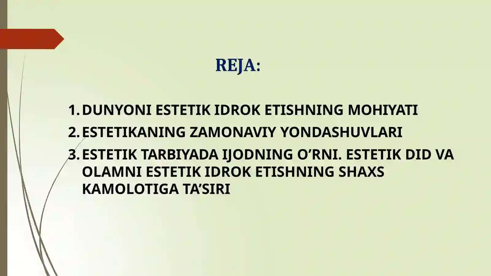 NAFOSATFALSAFASI (ESTETIKA) 2