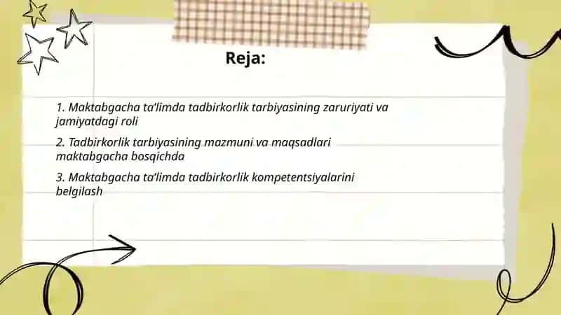 Maktabgacha ta'lim muassasalarida tadbirkorlik tarbiyasining zaruriyati, mazmun va mohiyati 2