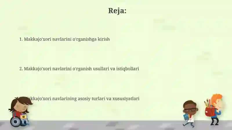 Makkajo'xori tur xillarini o'rganish 2