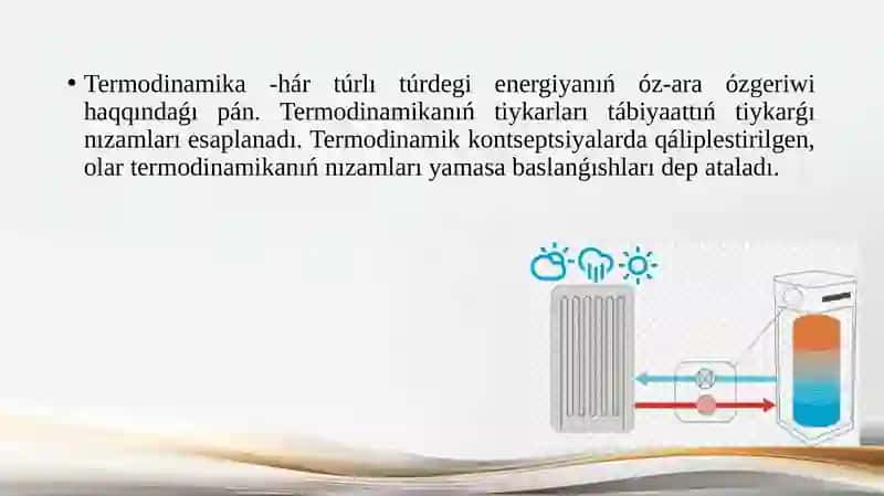 Termodinamika nizamlari 2