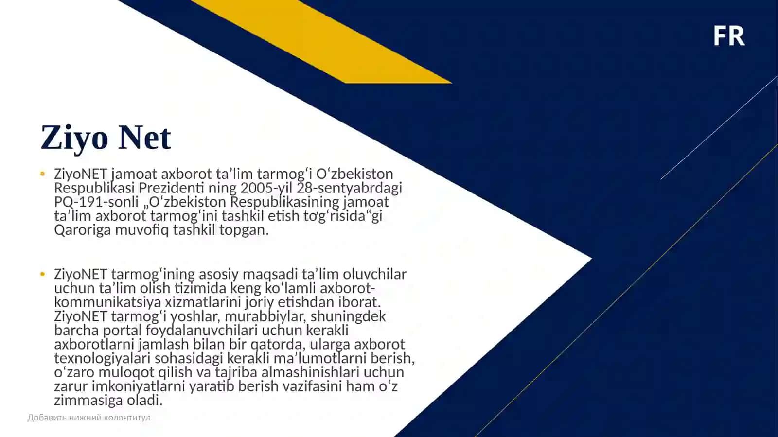 ZiyoNET jamoat axborot taʼlim tarmogʻi 2