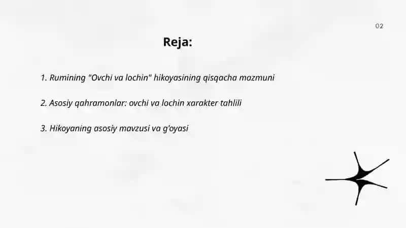 Rumining Ovchi va lochin hikoyasi 2