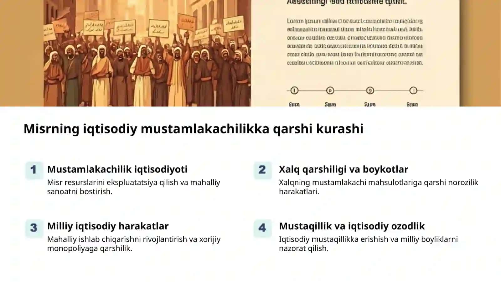 Misrning iqtisodiy mustamlakachilikka qarshi kurashi 2