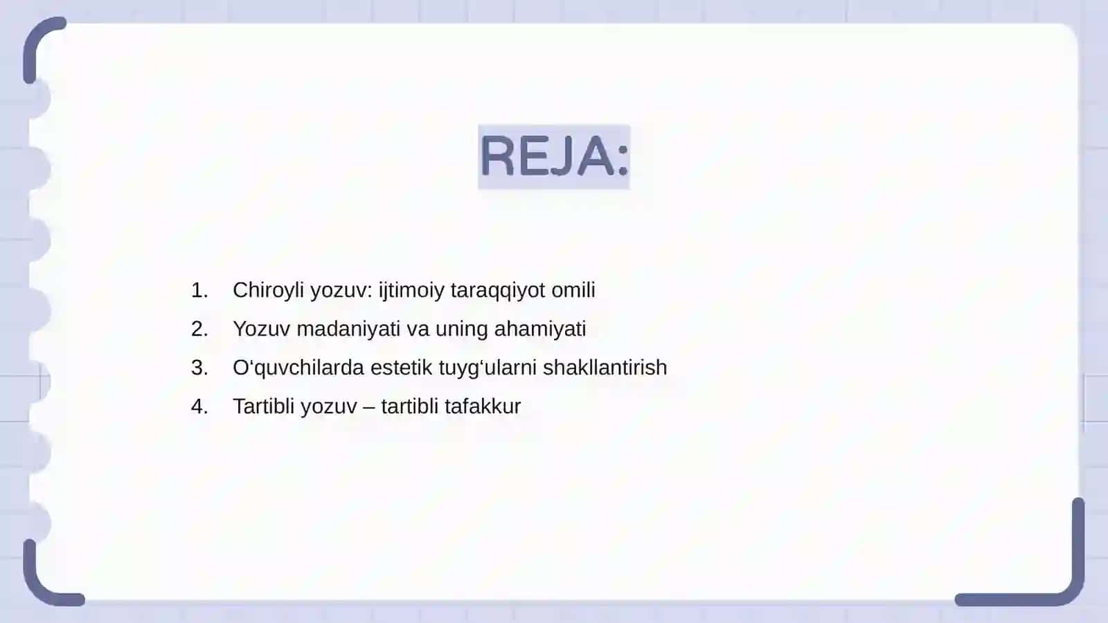 Chiroyli yozuvga o'rgatishning ijtimoiy ahamiyati 2