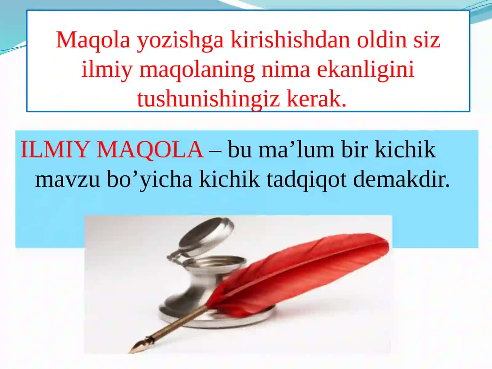 Ilmiy maqola yozish qoidalari 2