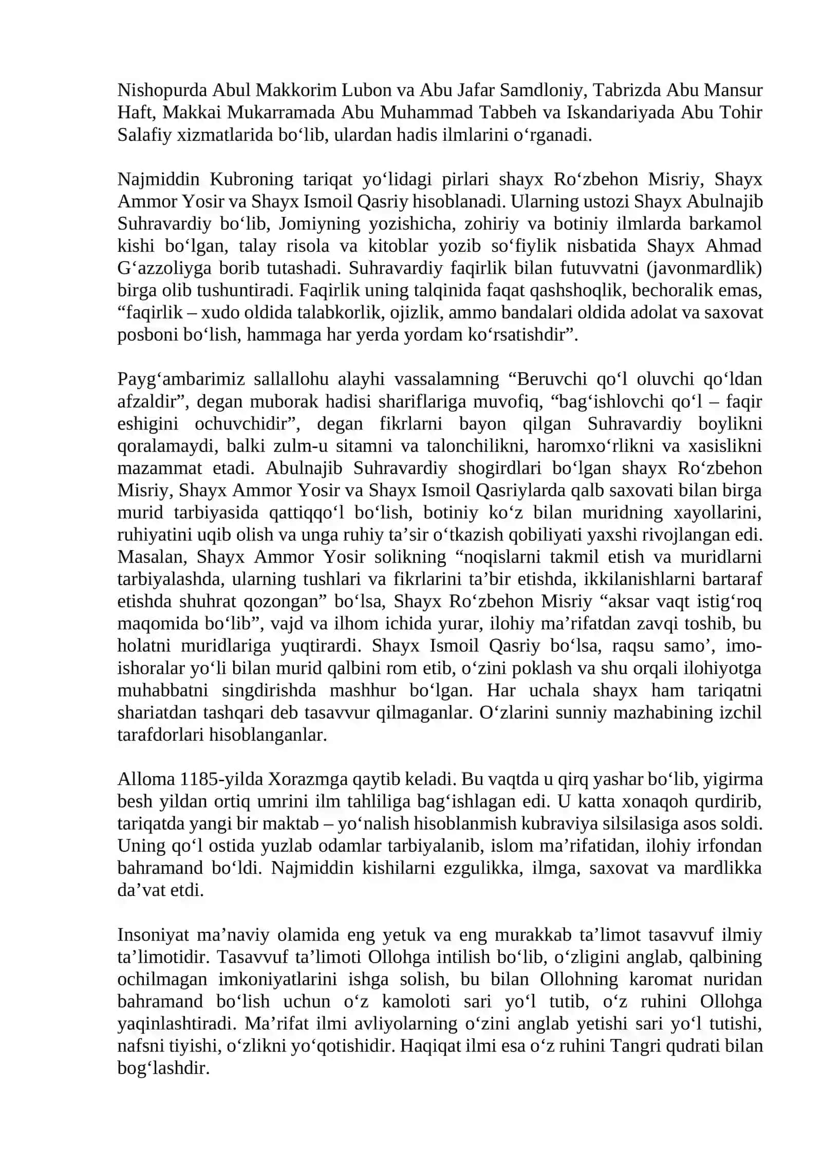 Ma'naviyatimizning buyuk siymolari 2