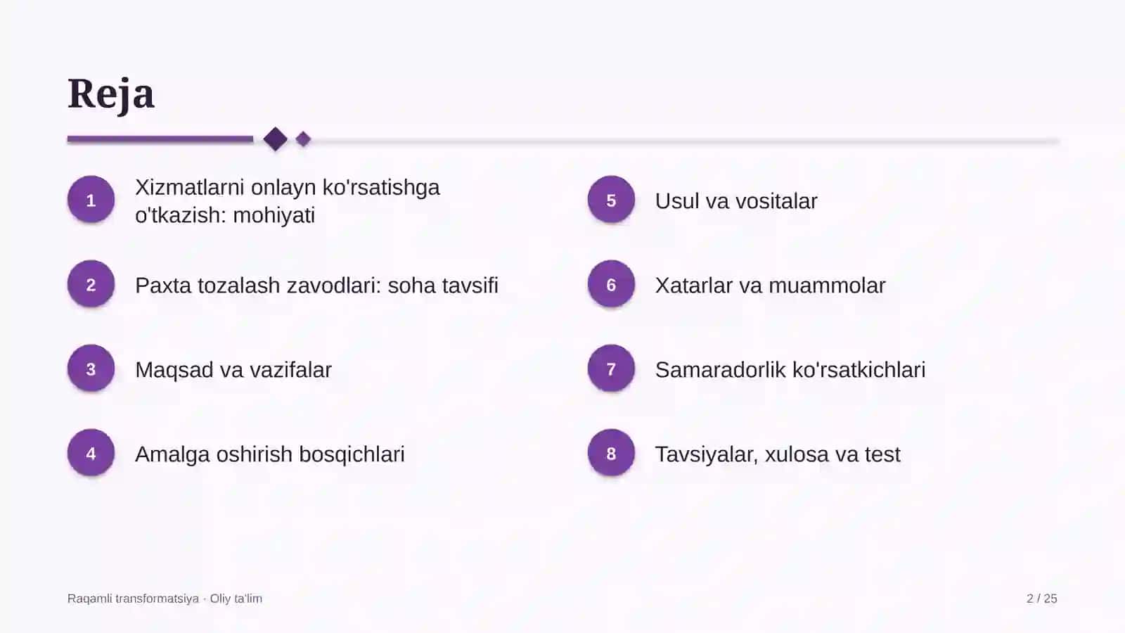 paxta tozalash zavodlarida xizmatlarni onlayn ko'rsatishga o'tkazish 1017 2
