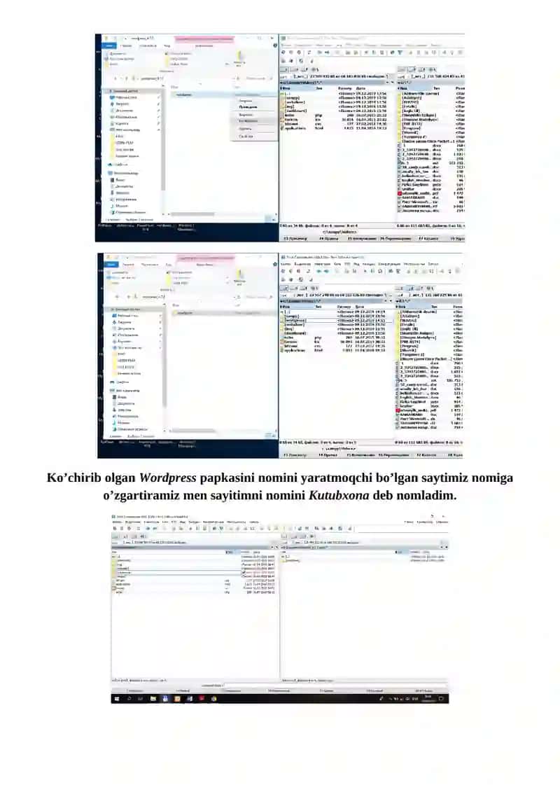 MySql serverning ma'lumotlar bazasi konfiguratsiyasi va boshqaruvi 2