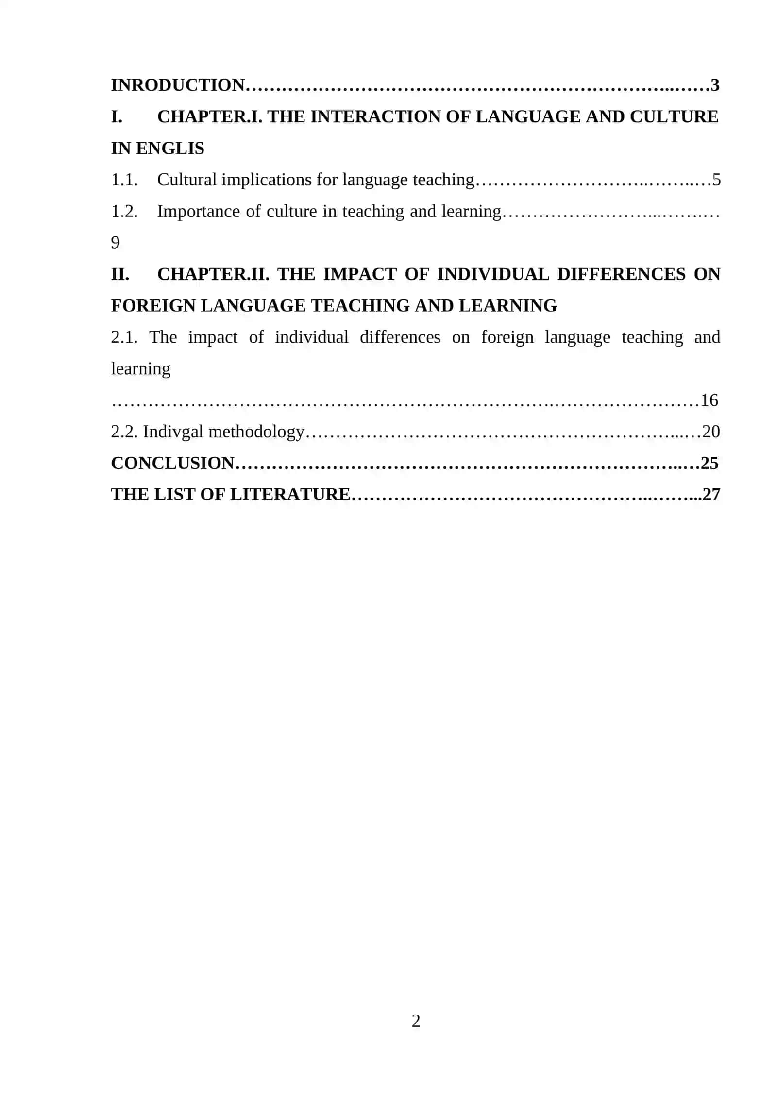The impact of individual differences on foreign language teaching and learning 2