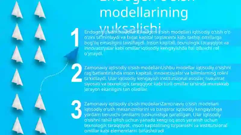 Zamonaviy Iqtisodiyot O'Sish Madellari 2