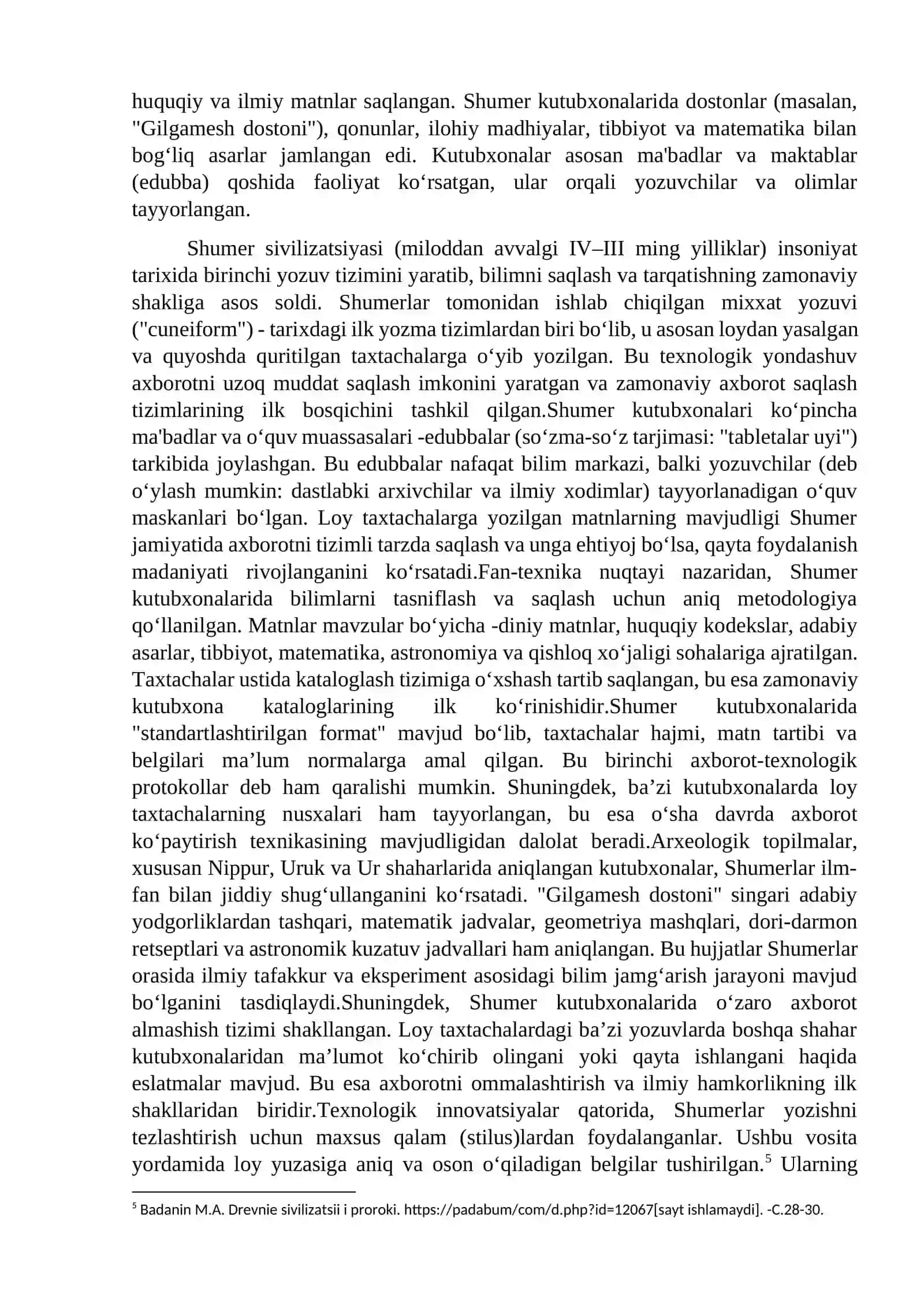 Shumer Kutubxonalari 2