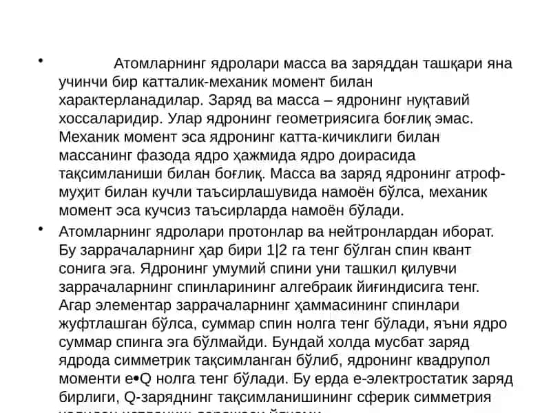 Молекулаларнинг магнит хоссалари 2