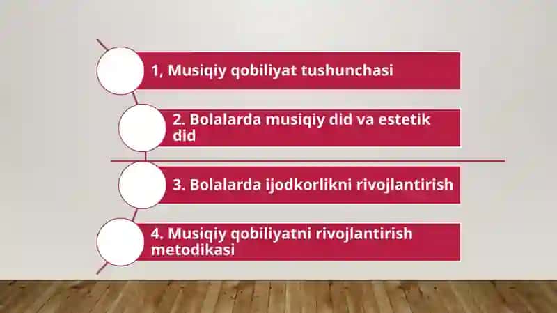 bolalarni musiqiy qobiliyatlari didi estetik va ijodkorlikni rivojlantirish metodikasi 2