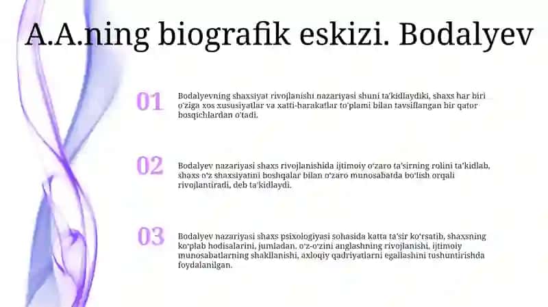 A.A.Bodalyev Bo'Yicha Individ,Shaxs Va Sub'Ekt Taraqqiyoti Darajalarining MuvofiqNatijaviylikKassifikatsiyasi 2