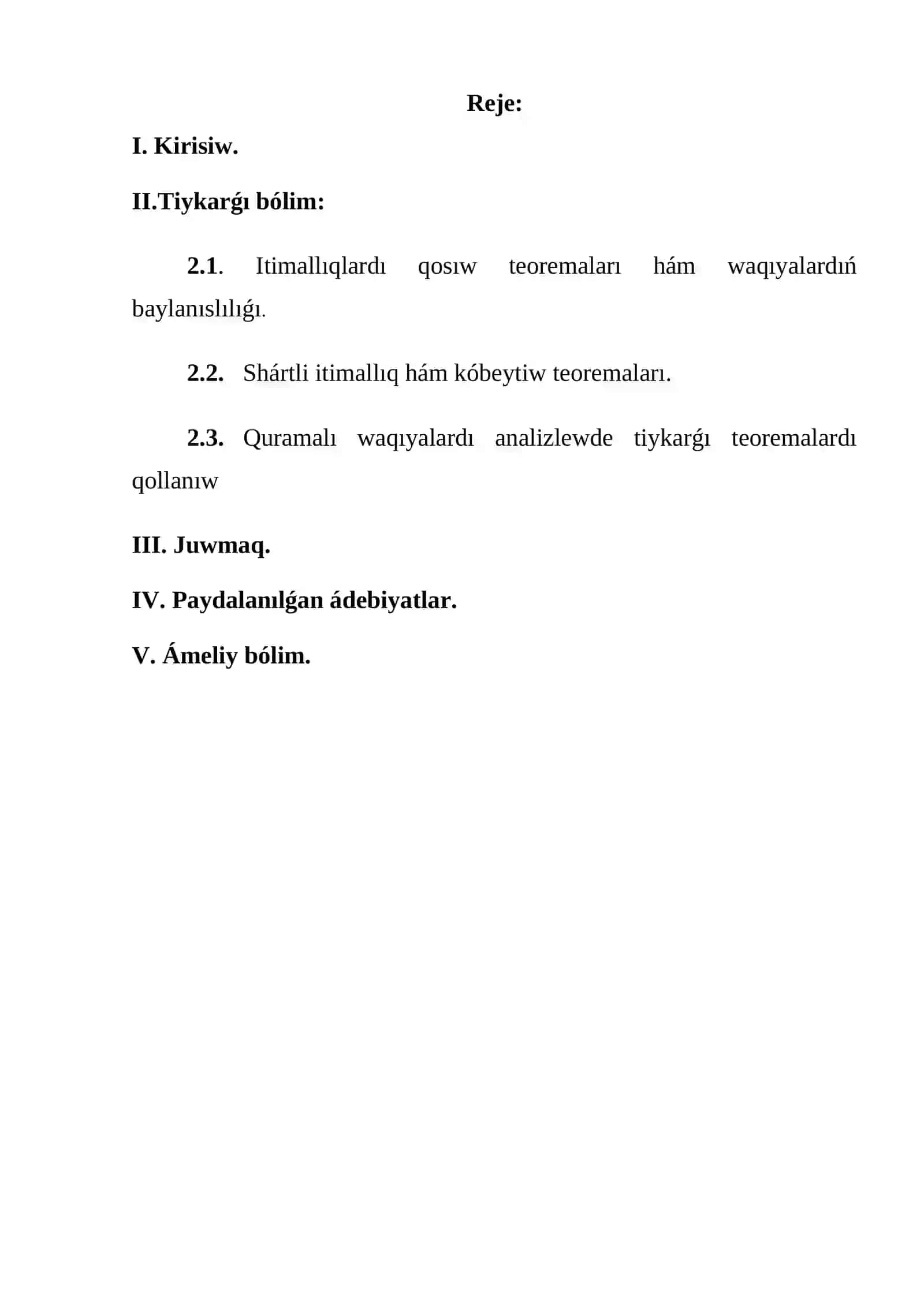 Itimallıqtı qosıw hám kóbeytiw teoremaları 2