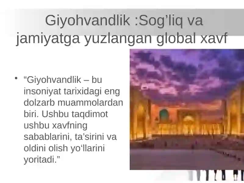 Giyohvandlik 2
