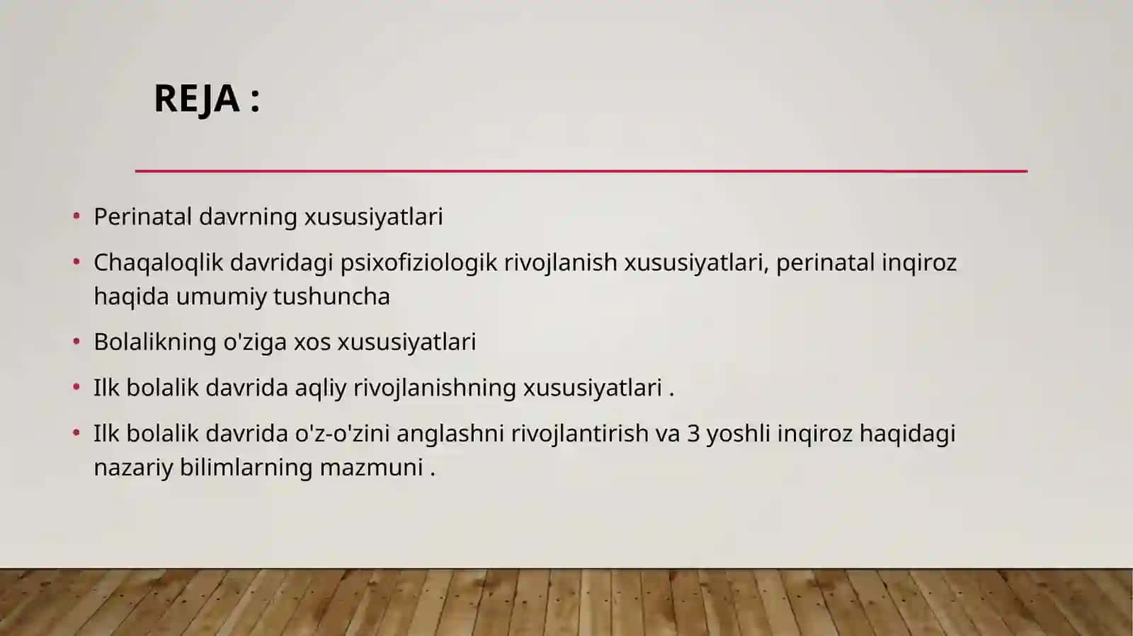 Ontogenezning ilk bosqichlarida psixik rivojlanish xususiyatlari 2