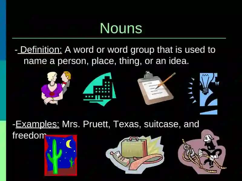 Part of Speech PowerPoint Presentation 2