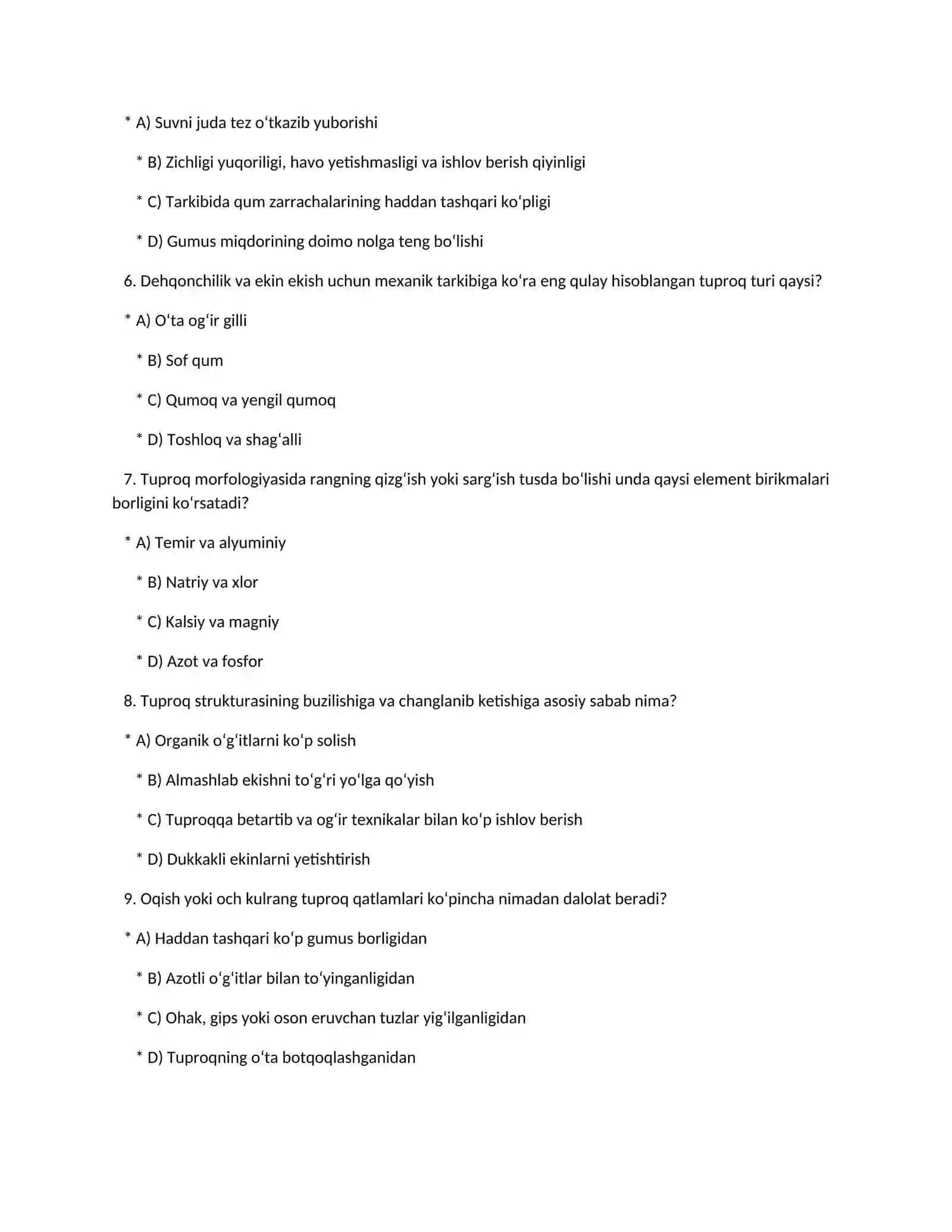 Tuproqlar geografiyasi 2