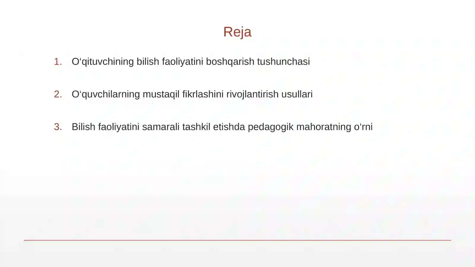 O‘qituvchining o’quvchilar bilish faoliyatini boshqarish mahorati 2