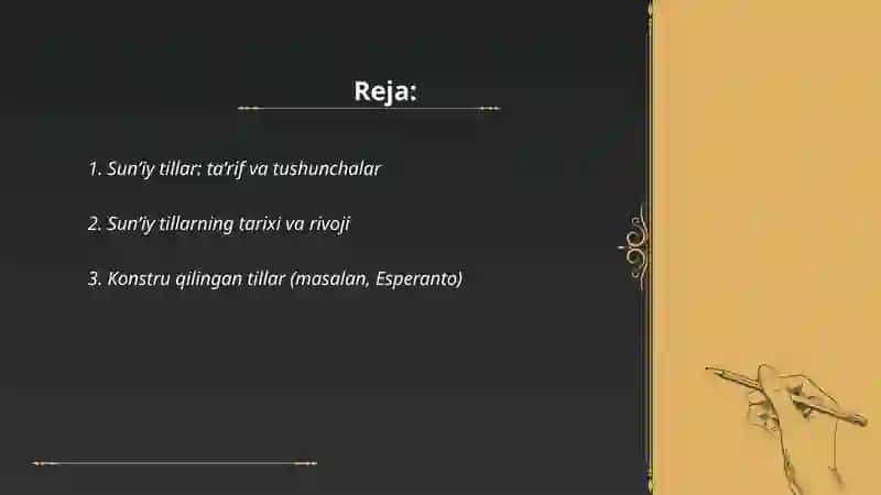 Sunʼiy tillar 2