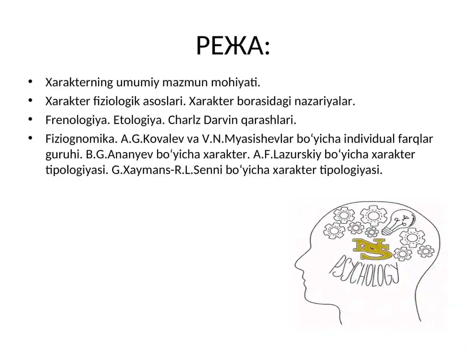 XARAKTER- SHAXSNING INDIVIDUAL PSIXOLOGIK XUSUSIYATI SIFATIDA 2