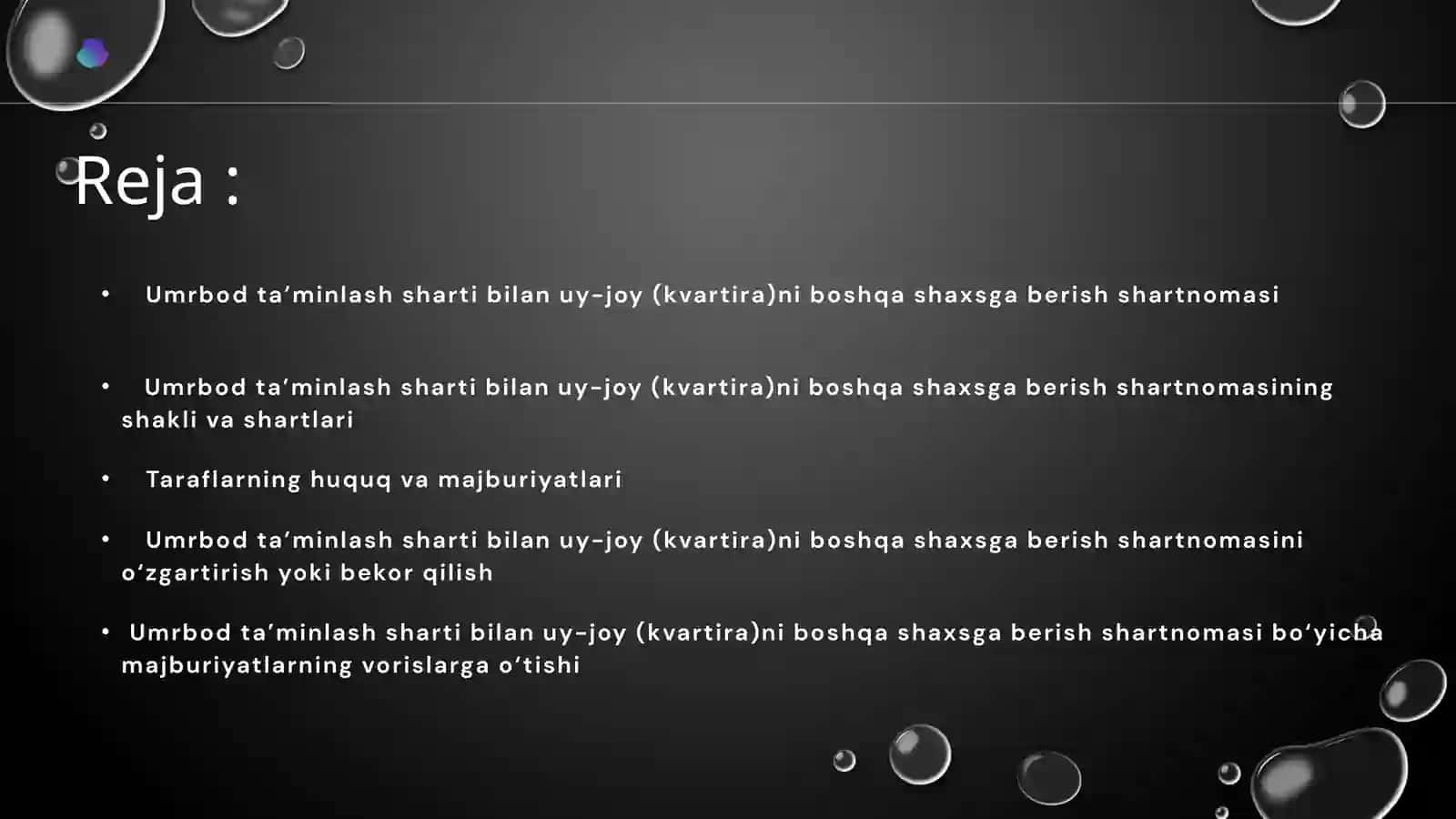Umrbod ta’minlash sharti bilan uy-joy (kvartira)ni boshqa shaxsga berish shartnomasi 2