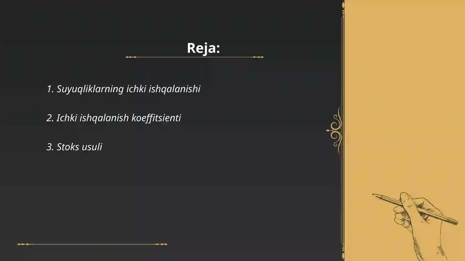 Suyuqliklarning ichki ishqalanish koeffitsientini Stoks usuli bilan topish 2