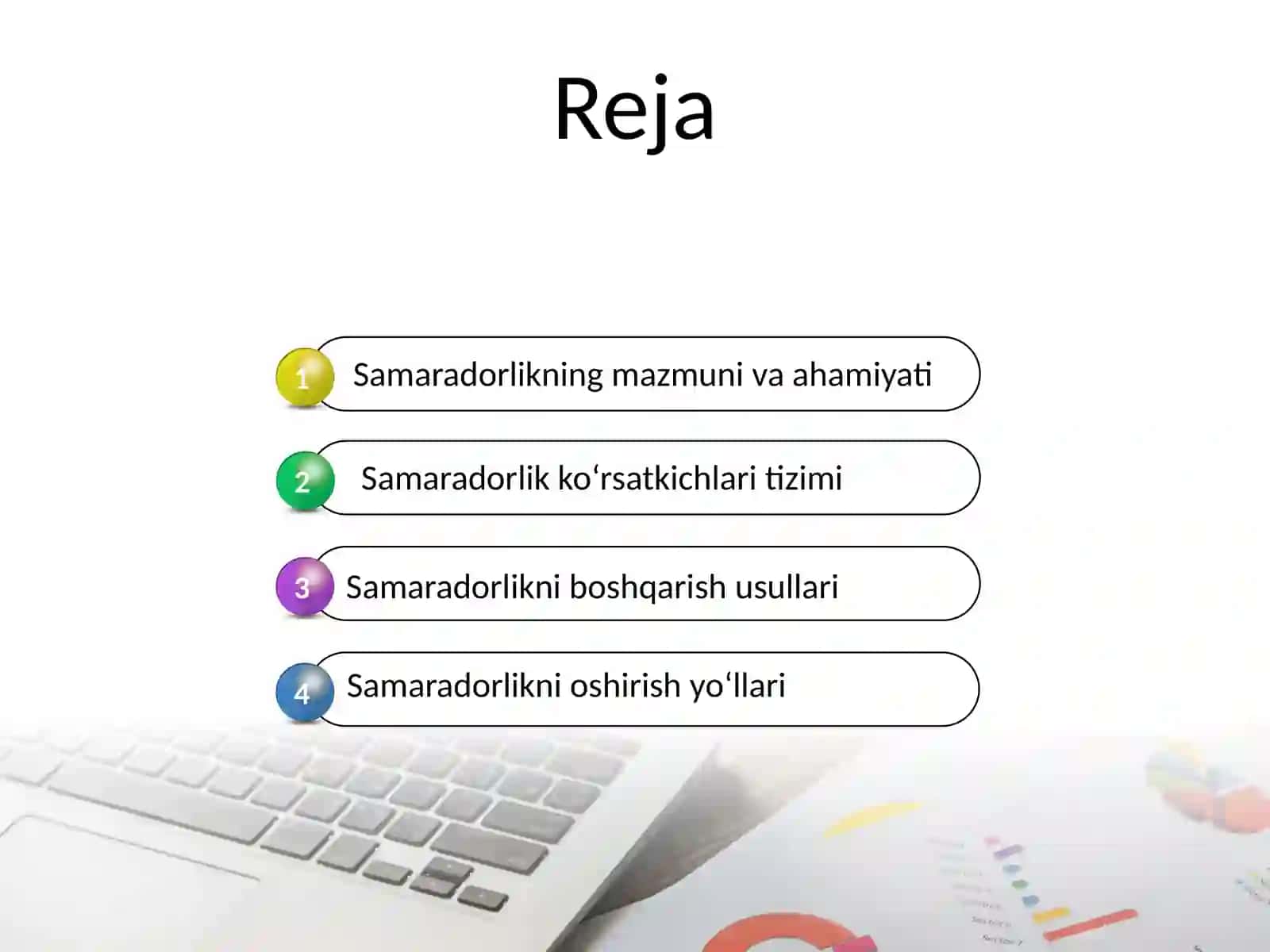 MOLIYAVIY SAMARADORLIKNI BOSHQARISH 2