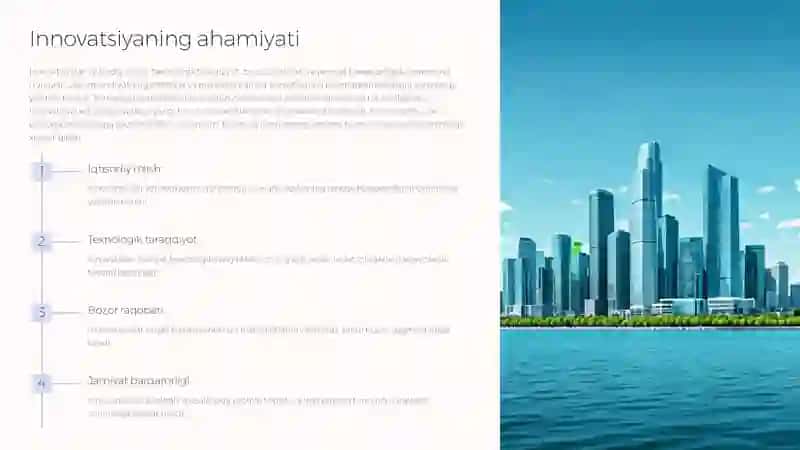 Innovatsion jarayon va faoliyatni diversifikatsiyalash 2