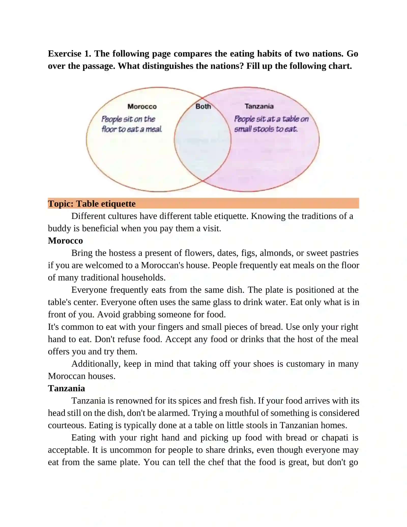 Comparison of Various Cultures 2