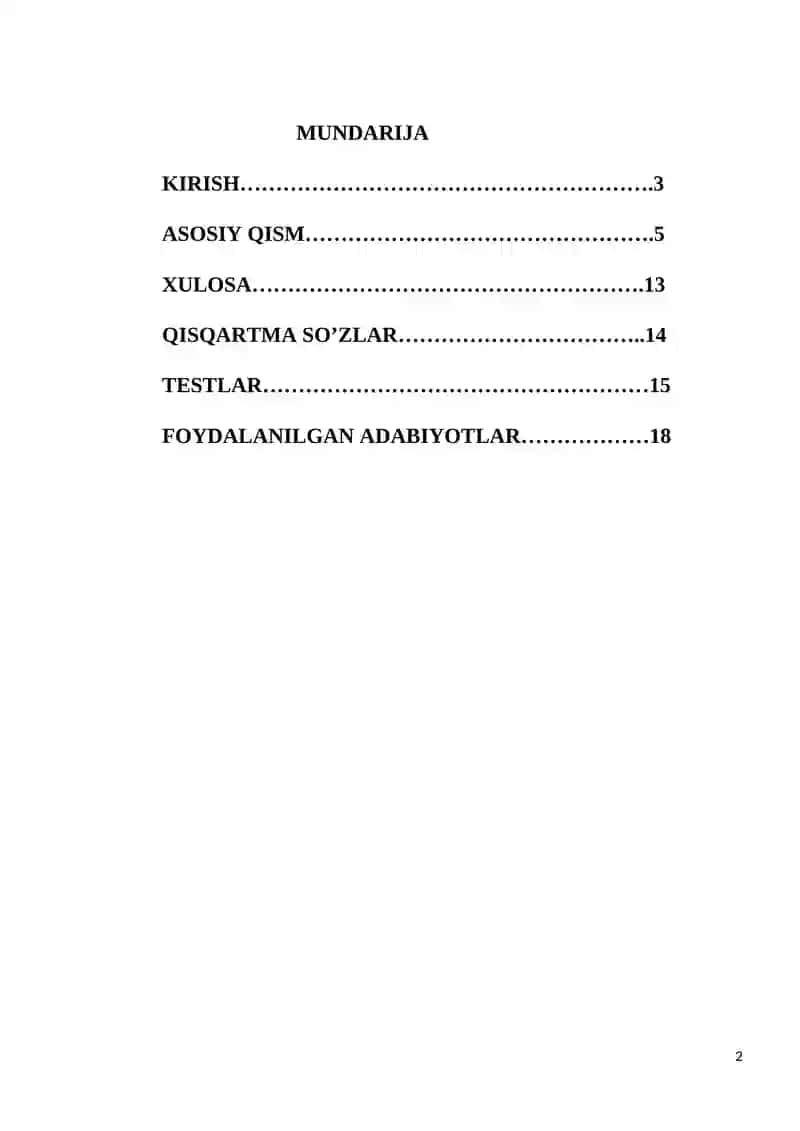 Tibbiyotda axborot texnologiyalari 2