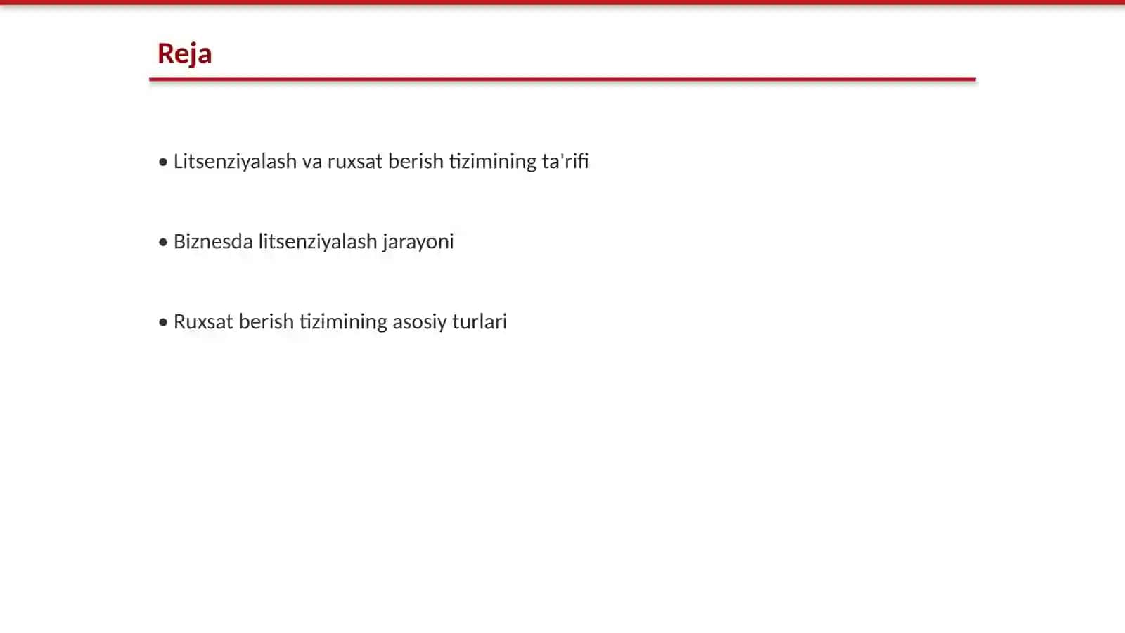 Biznesda litsenziyalash va ruxsat berish tizimi 2