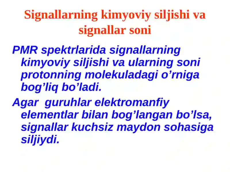 PMR spektri parametrlari 2