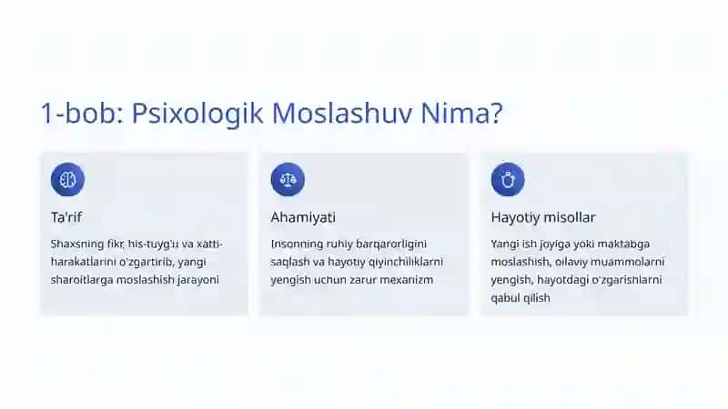 Psixologik Moslashuv: Hayotiy Qiyinchiliklarga Qarshi Ichki Kuchimiz 2