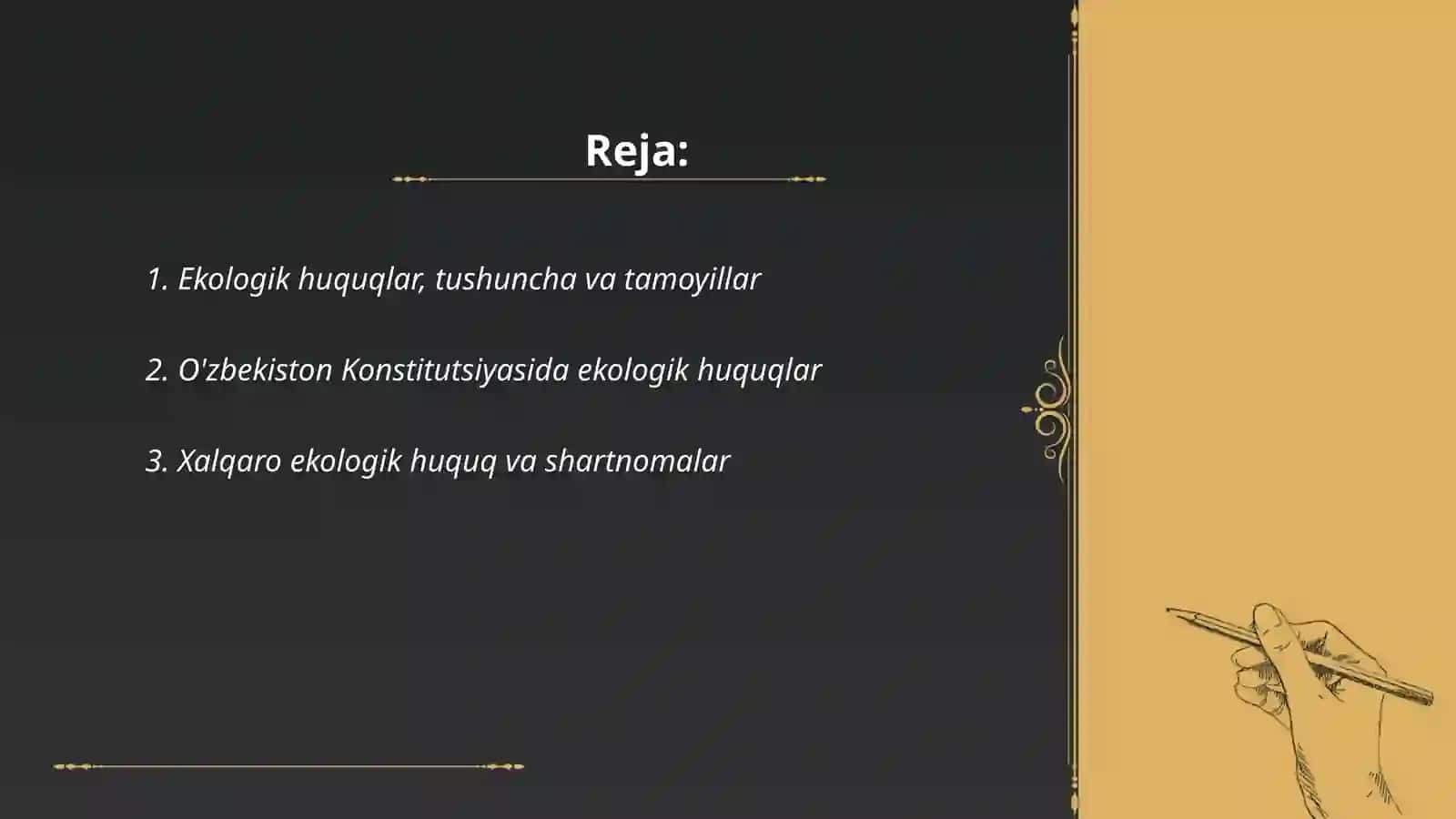 Ekologik huquqlar: tushuncha va tamoyillar 2