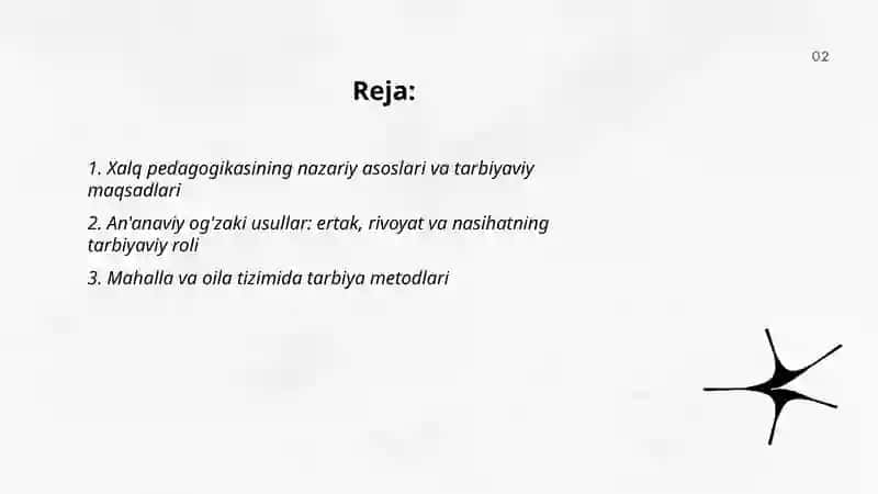 Xalq pedagogikasida tarbiya metodlari va vositalari 2