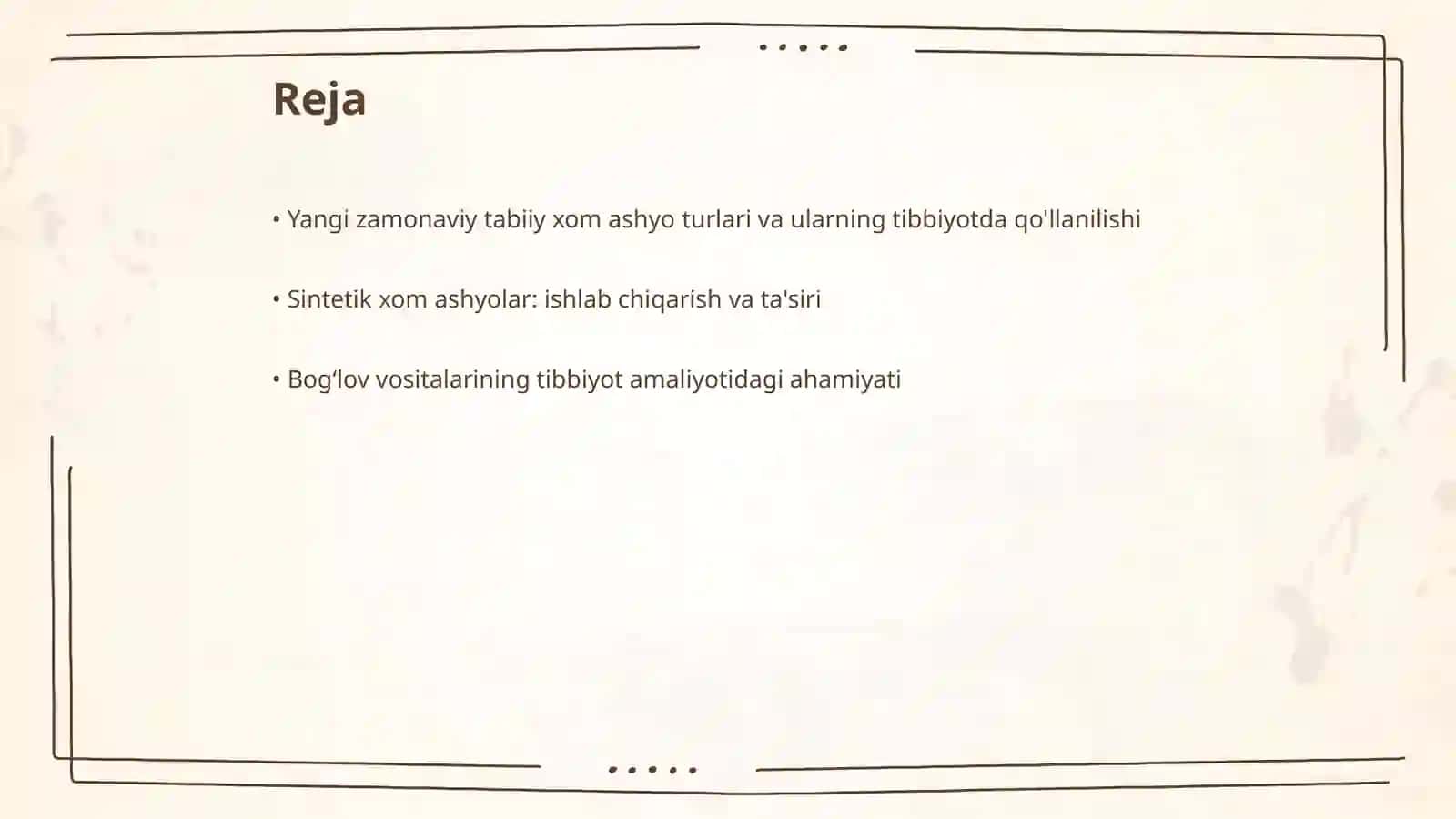 Tibbiyot va farmasevtika tovarshunosligi 2