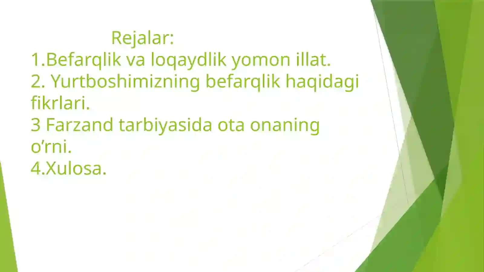 Milliy befarqlik va befarqlikning globallashuv jarayonlariga salbiy ta’siri. 2