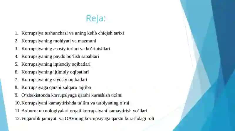 Korrupsiyaning Mohiyati va Uning Oqibatlari 2