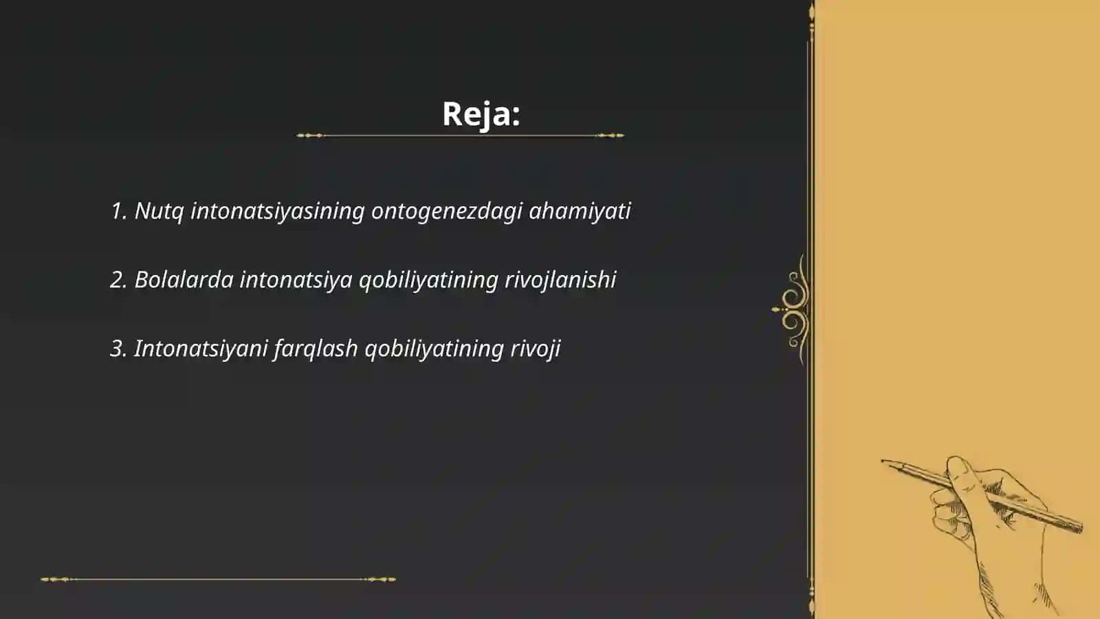 Nutq intonatsiyasining ontogenezdagi ahamiyati 2