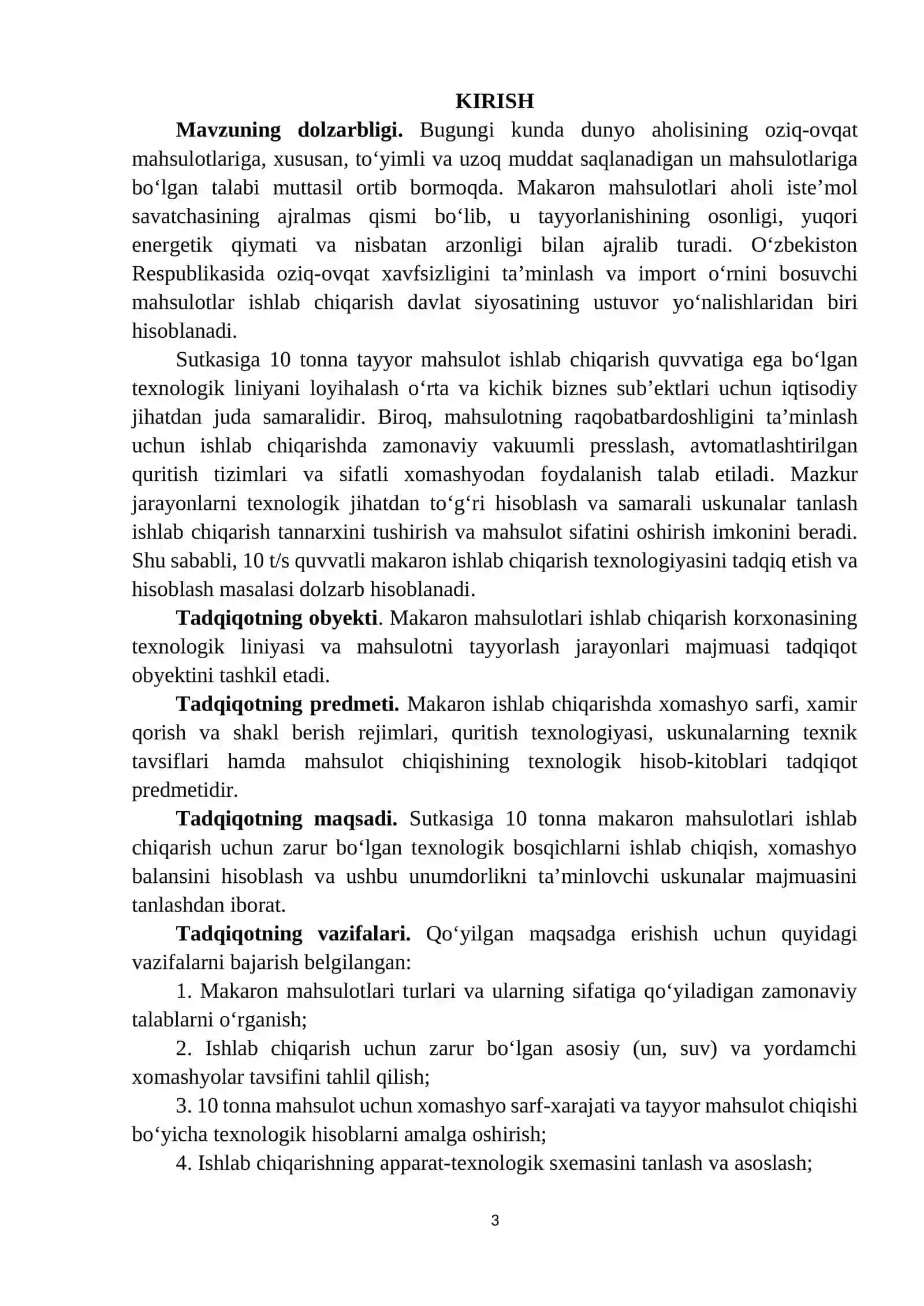 Sutkasiga 10 t\s unumdorlikdagi makaron mahsulotlari ishlab chiqarish texnologiyasi 2