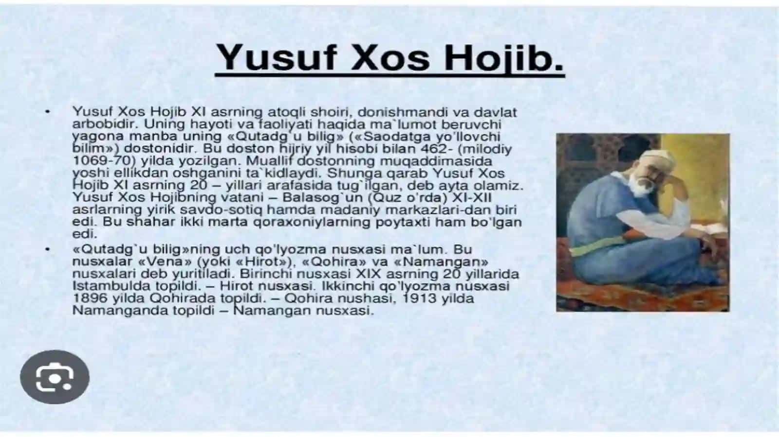 Yusuf XosHojibNing“Qutadg’ubilig”asari,UndaraiyatningHukmdorgatalablari 2
