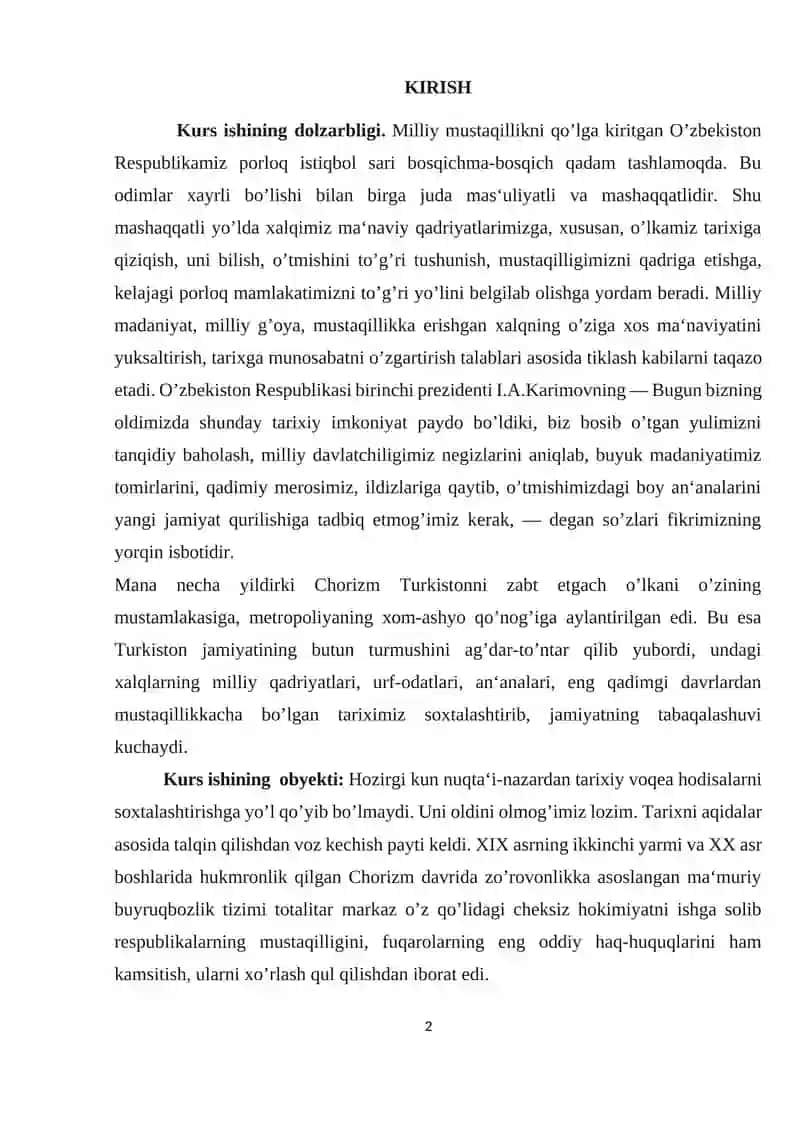 Turkistonda mustamlaka davri tarixi (1847-1917 yy), manbashunosligi va tarixshunosligi 2