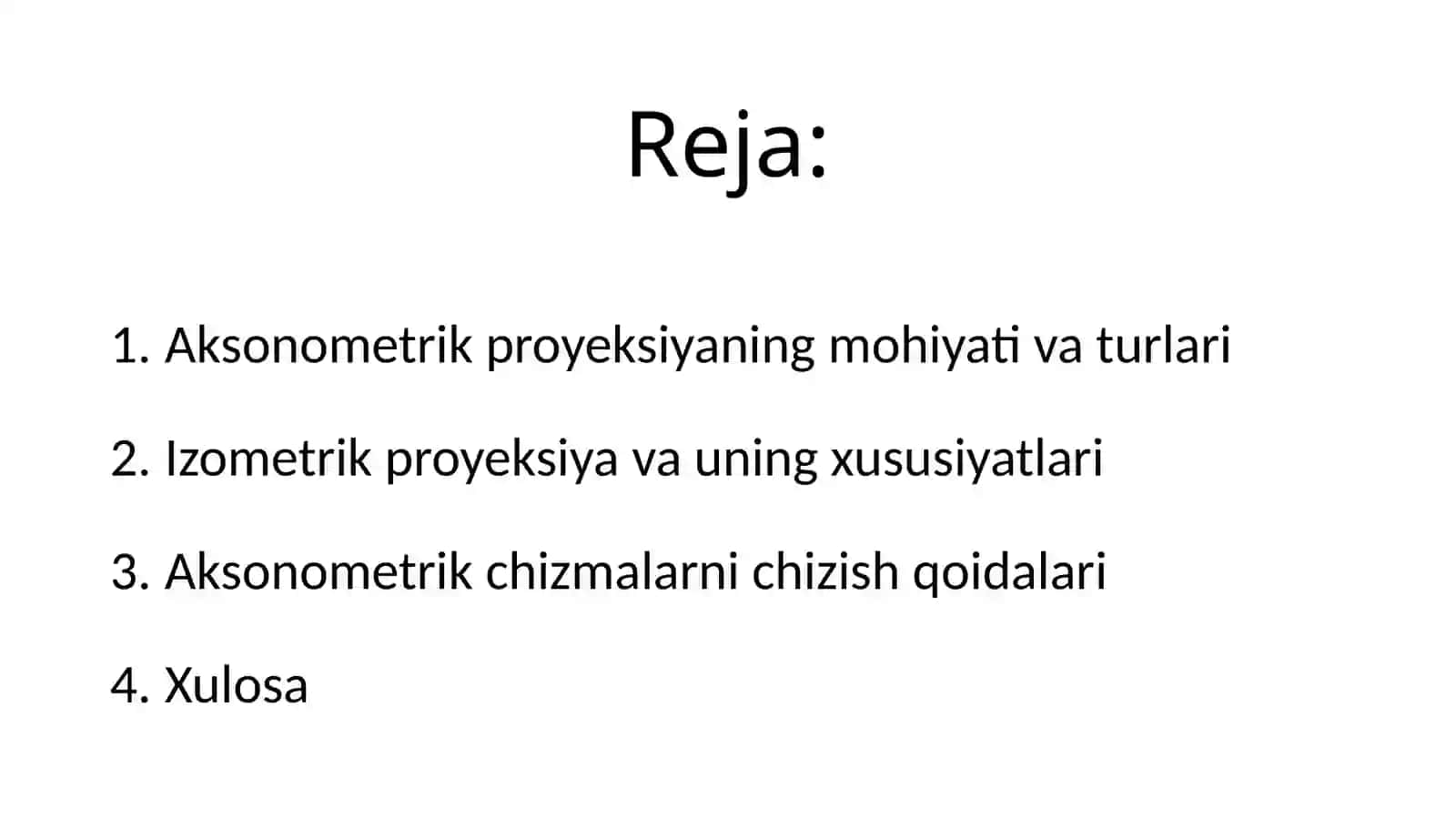 Aksonometrik proyeksiyalar 2
