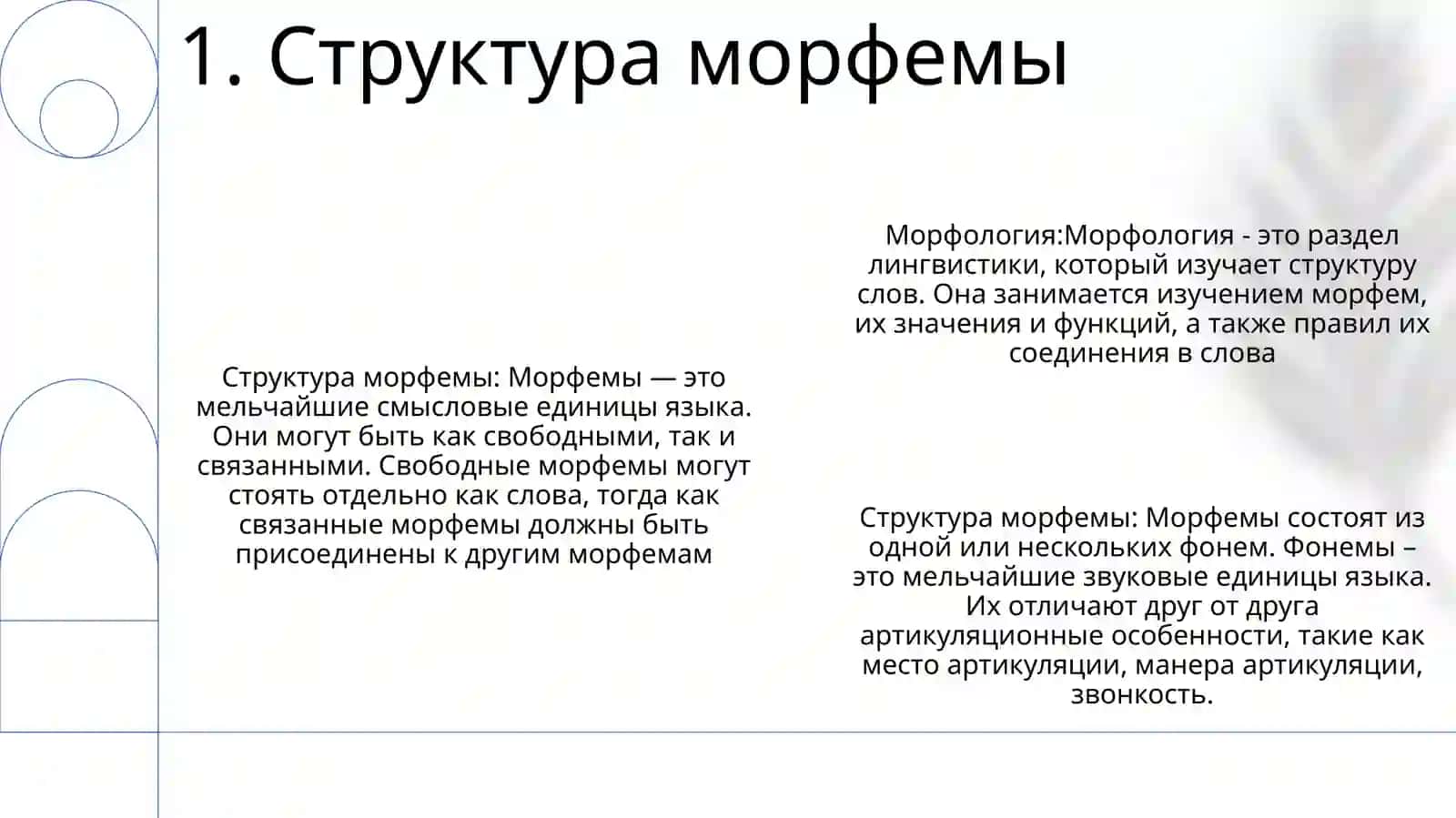 Морфология 2