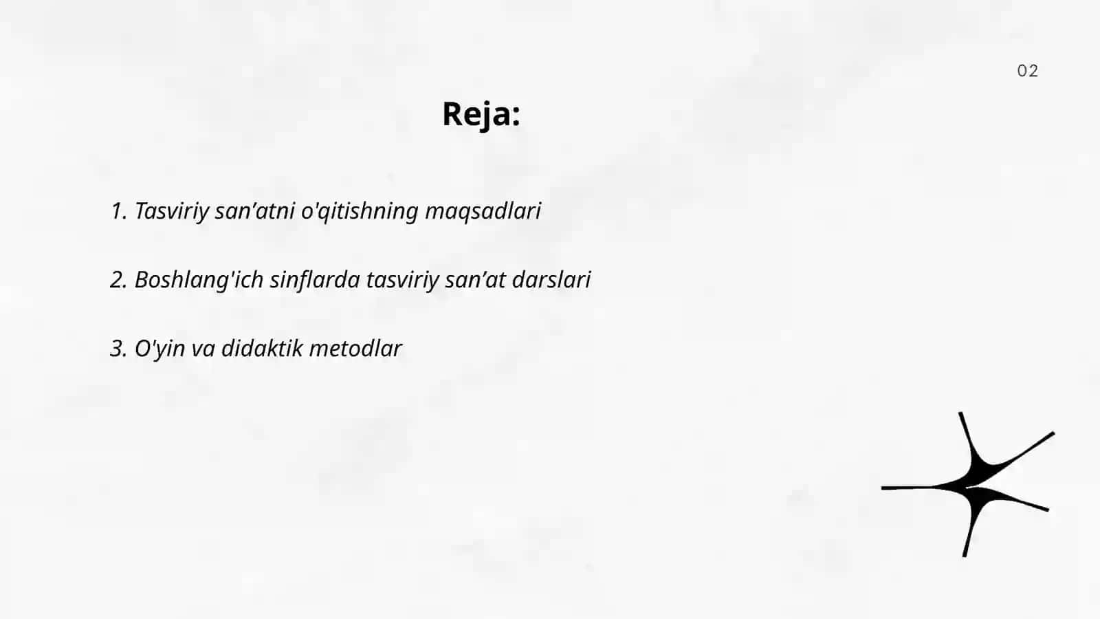 Tasviriy sanʼatni o'qitishning maqsadlari 2