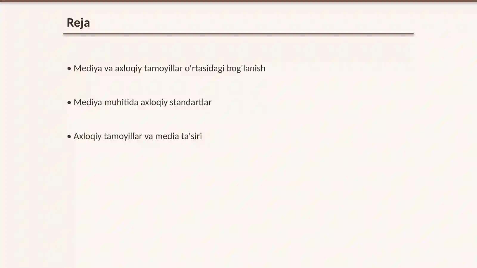 Mediya muhitda axloqiy tamoyillar 2